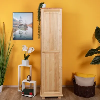Produktbild von Massivholz-Schrank, Farbe: Natur 190x47x60 cm