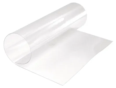 Obrázok produktu pre Rayher, priehľadná fólia, formát A4, 21 x 29,7 cm, hrúbka 0,2 mm, balenie obsahuje 3 kusy, značka Bas
