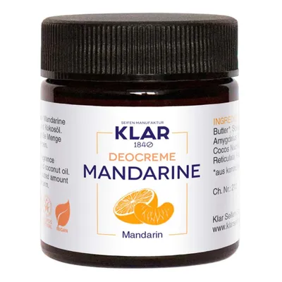 Obrázok produktu pre Klar Seifen Deocreme – mandarínka, 30 ml (balenie po 2 kusoch)