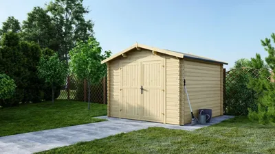 Immagine prodotto di Casetta da giardino in legno - 9m2 - 3x3m - 28mm - colore: naturale