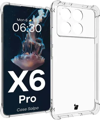 Produktbild von Elastyczne etui Bizon Case Salpa do Xiaomi Poco X6 Pro, przezroczyste