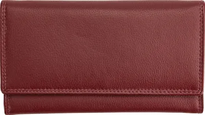 Produktbild von Josephine Osthoff Geldbörse Damen Leder Länglich Portemonnaie mit Reißverschluss KleinGeldbörse Kreditkartenetui RFID-Schutz Geldbeutel mit Münzfach (904)