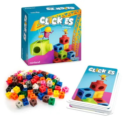 Productafbeelding van Miniland - Clickies - Educatief spel voor kinderen vanaf 6 jaar - Uitdagend