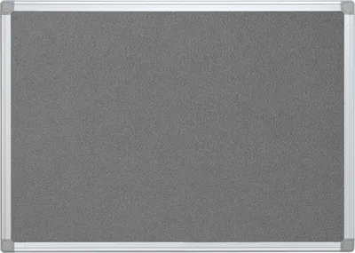 Zdjęcie produktu dla Q-Connect® KF01074 Filcowa tablica korkowa - 120 x 90 cm szara