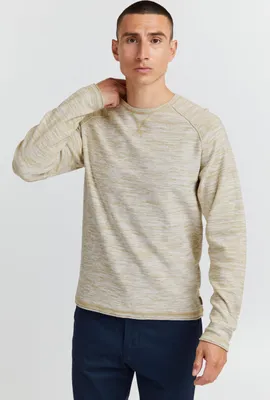 Produktbild von Blend 20714335 Herren Strickpullover Feinstrick Pullover mit Rundhalsausschnitt O-Neck Meliert