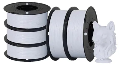 Produktbild von 3D-Drucker-Filament, PETG-Material, 1,75 mm Durchmesser, 5KG Weiß