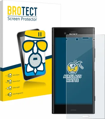 Produktbild von BROTECT Entspiegelungs Schutzglas für Sony Xperia XZ1 Schutzfolie Panzer Folie Glas Display Schutz matt