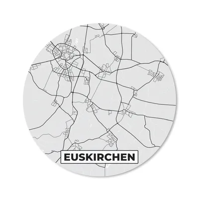 Produktbild von MuchoWow® Mauspad Mousepad Stadtplan - Karte - Euskirchen - Deutschland 40x40 cm - Mousepads - Maus Mat - Pad - Mausunterlage - Schreibtisch Accessoires
