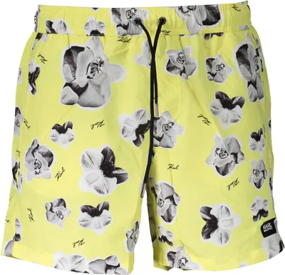 Zdjęcie produktu dla KARL LAGERFELD BEACHWEAR Strój kąpielowy Mężczyźni Tekstylny Żółty SF4734 - Rozmiar: M
