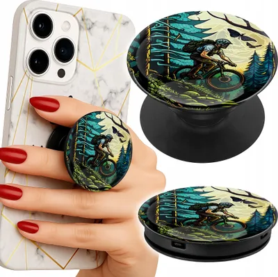 Immagine prodotto di Supporto telefono Popsocket per dito / stand - ROWERY GÓRSKIE EKSTREMALNE