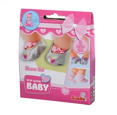Produktbild von SIMBA New Born Baby Schuhset, 3 Paar, 556-0017