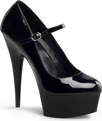 Produktbild von DELIGHT-687 Damen Pumps von Pleaser, Schwarz  , EU 42, US 12