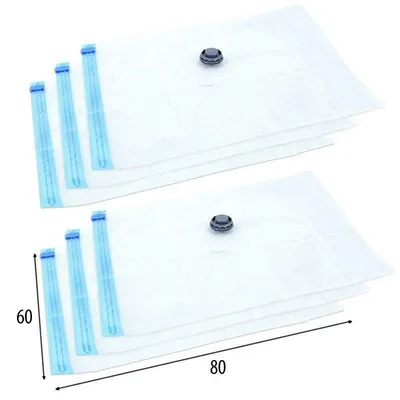 Zdjęcie produktu dla Orion | Worki próżniowe 6 szt. - 80x60 cm - Wielorazowe - Na ubrania