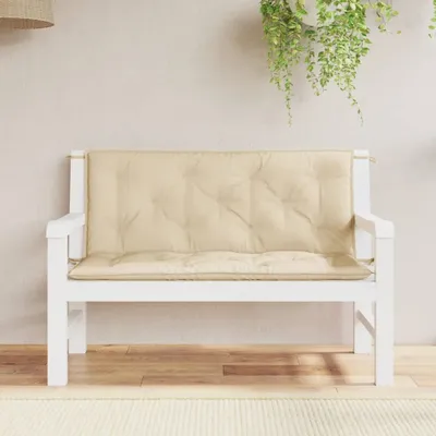 Immagine prodotto di The Living Store Cuscini per panca da giardino 2 pz. Tessuto Oxford beige 120x50x7 cm