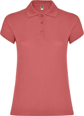 Produktbild von Roly PO6634 | Damen Star Woman Poloshirt, Piqué - Farbe: Chrysanthemum Red 262 - Größe: S