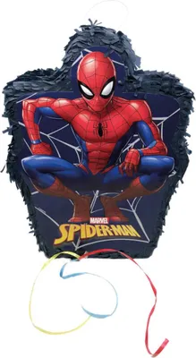 Obrázok produktu pre 3D piñata, Spider-Man, červená a modrá, 1 ks.