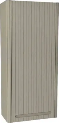 Produktbild von Devo Hängeschrank mit 1 Tür Gloria 2.0 links BxHxT 40 x 86 x 21 cm stone grey supermatt geriffelt
