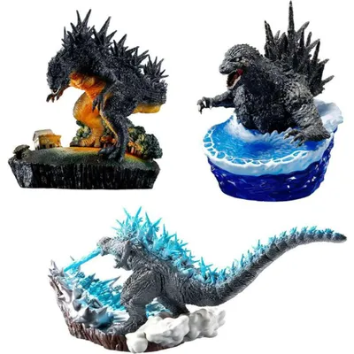 Immagine prodotto di Godzilla - Pack 3 Statuette Godzilla Petitrama Ex Godzilla Minus 1 From 0 To -1