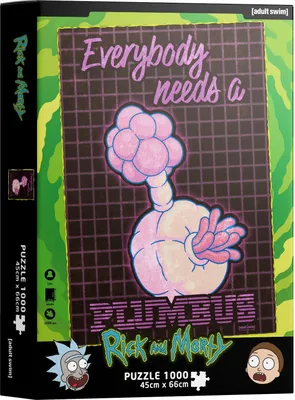 Produktbild von SD Toys Rick & Morty Puzzle Plumbus (1000 Teile) SDTWRN24736