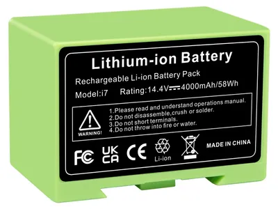 Li-Ion-Akku 4000 mAh 14,4 V für iRobot Roomba i7 Serie