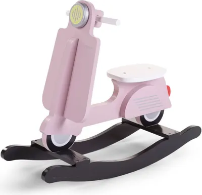 Produktbild von CHILDHOME Schaukelroller Scooter Rosa und Schwarz CWRSP