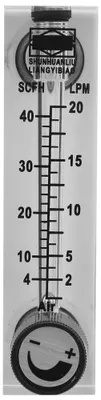 Produktbild von Gasdurchflussmesser, transparentes Acryl-Qualitätsmaterial, praktischer Durchflussmesser zur Messung der Mediumsrate