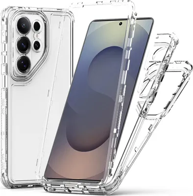 Produktbild von Transparente Handyhülle für Samsung Galaxy S26 Ultra Stoßfeste TPU und PC Hybrid Klar Hülle