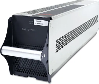 Produktbild von APC Symmetra PX Battery Module, Plombierte Bleisäure (VRLA), Schwarz, 0 - 40 °C, 0 - 95, 91 kg, 431.8 x 711.2 x 132.1 mm