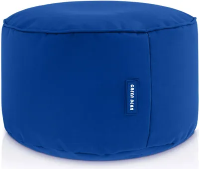 Produktbild von Green Bean® Sitzsack-Hocker "Stay" 45x25cm mit EPS-Perlen Füllung - Fußhocker Sitz-Pouf für Sitzsäcke - Fußablage Sitzkissen Sitzhocker Blau
