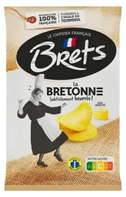 Produktbild von Brets Chips gesalzene Butter 125g