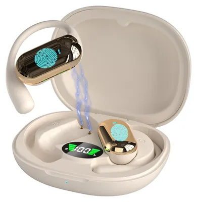Productafbeelding van AndThere Bluetooth-hoofdtelefoon, draadloos, geschikt voor sport, open ontwerp, ruisonderdrukking
