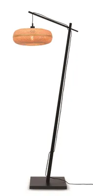 Produktbild von GOOD&MOJO Stehlampe Palawan Schwarz 40x15 Natur