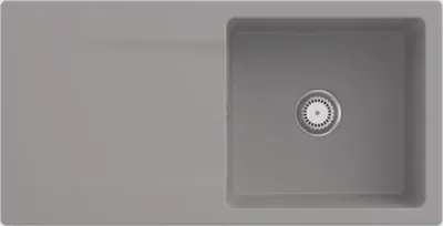 Produktbild von Villeroy & Boch Keramikspüle 333601KD, Siluet 60 Einbauspüle - inkl.