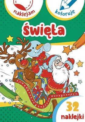 Immagine prodotto di Natale. Adesivi e colori