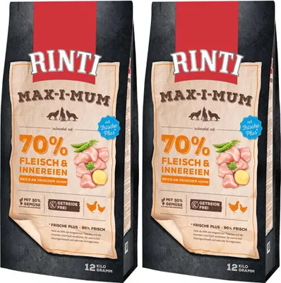 Produktbild von Rinti Max-i-mum Huhn 2 x 12 kg