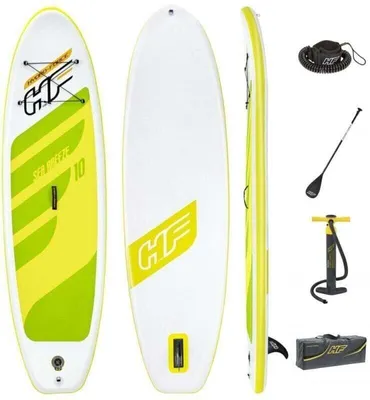 Zdjęcie produktu dla Bestway 65340, Wiosło stojące(SUP ), 120 kg, Opakowanie kolorowe, ATTENTION!NO PROTECTION AGAINST DROWNING! SWIMMERS ONLY!, 3050 mm, 10,4 kg