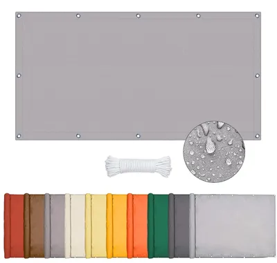 Zdjęcie produktu dla Omgoods - Wodoodporna plandeka przeciwsłoneczna do ogrodu, zapewniająca 95% ochrony przed promieniowaniem UV (1,5 x 2 m)
