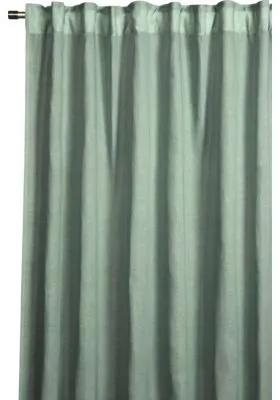 Produktbild von Gardinia Home Decor Zen Silence, Tagesvorhang, Grün, Einfarbig, Polyester, Stangentasche, 1350 mm