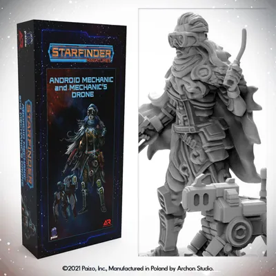 Immagine prodotto di Masters of the Universe Miniatures: MECCANICO ANDROIDE (con drone meccanico)