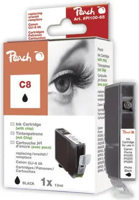 Produktbild von Peach PI100-65, Schwarz, Schwarz, 13 ml