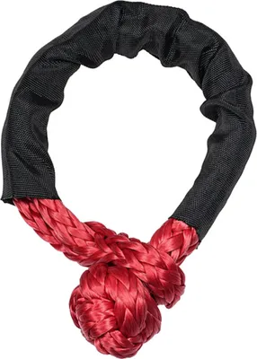 Immagine prodotto di Grillo morbido, carico di rottura di 17 tonnellate, robusta fune di recupero in polietilene polimerico per uso fuoristrada, rosso
