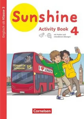 Immagine prodotto di Sunshine 4. Schuljahr - Baden-Württemberg, Hessen, Niedersachsen - Activity Book mit interaktiven Übungen online