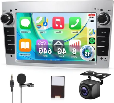 Zdjęcie produktu dla Radio samochodowe Opel Astra - System multimedialny z Carplay - Radio z nawigacją - Radio z Bluetooth