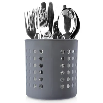 Immagine prodotto di Cestino per posate e portautensili da cucina in grigio scuro