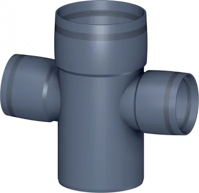 Obrázok produktu pre PoloPlast POLO KAL XS Doppelabzweig DN 110/75/75, 87,5 Grad, Horizontal