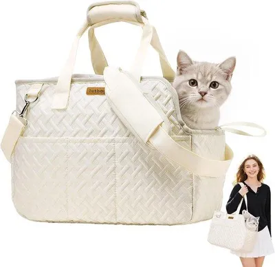 Produktbild von DASIAUTOEM Transporttasche für Hunde, geeignet für kleine Hunde und Katzen, 5 kg, Hundetransporttasche