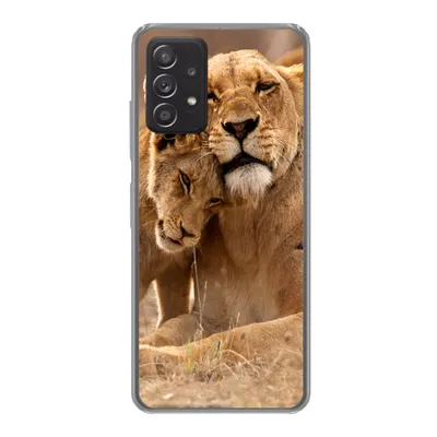 Produktbild von MuchoWow® Handyhülle Schutzhülle Hülle für Samsung Galaxy A53 5G Löwe - Wilde Tiere - Jungtier Silikon Softcase Handy Hülle - Schutzabdeckung