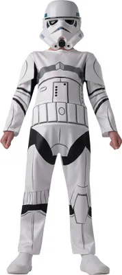 Produktbild von Star Wars Stormtrooper Basic Kostüm für Kinder Kindergröße: 128