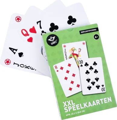 Produktbild von Spielkarten xxl 18,5 x 12 cm | 5 Stück