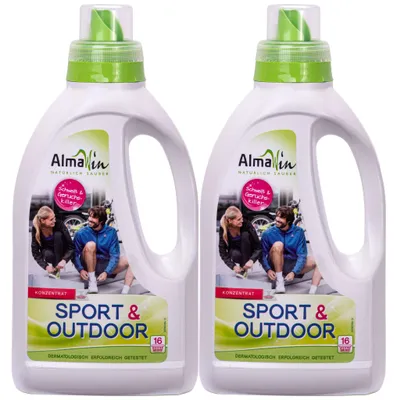 Immagine prodotto di Detersivo bucato sportivo, detersivo per tessuti tecnici, 2 x 750 ml